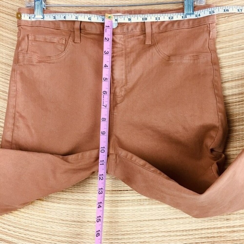 L’AGENCE Marguerite Huselnut Coated High Rise Skinny Jean Size 31 - Picture 12 of 13